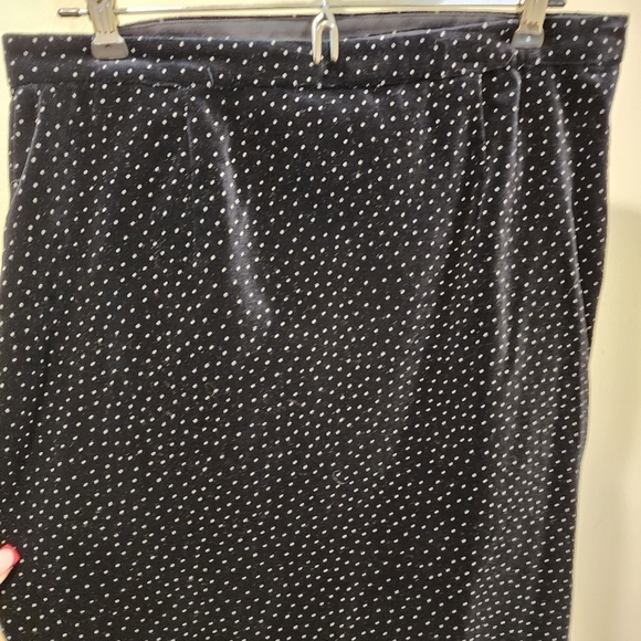 THEORY Dot  Velvet Pleated Wrap Skirt Size 8 NWT - Picture 11 of 15